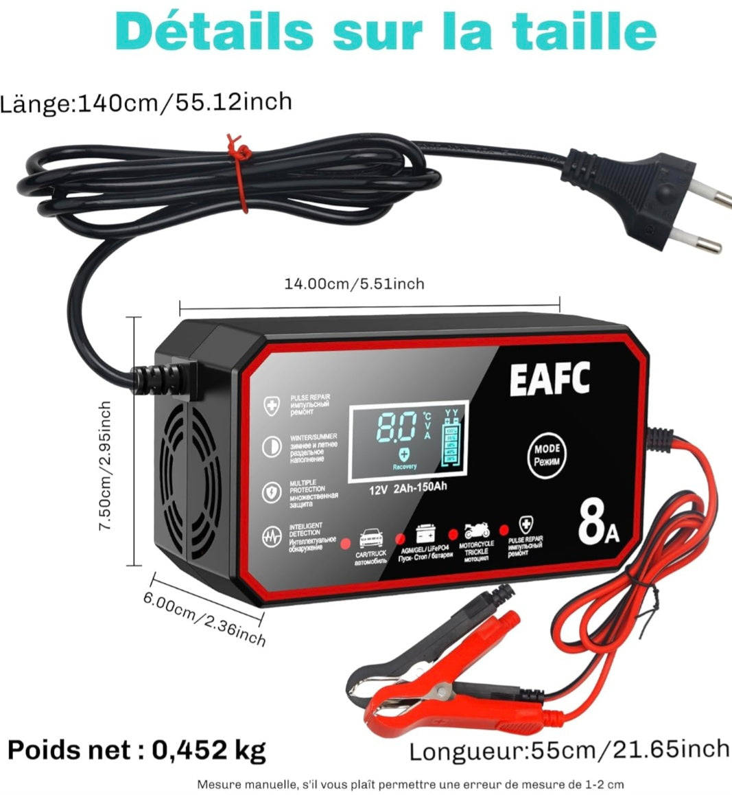 Chargeur Batterie Voiture