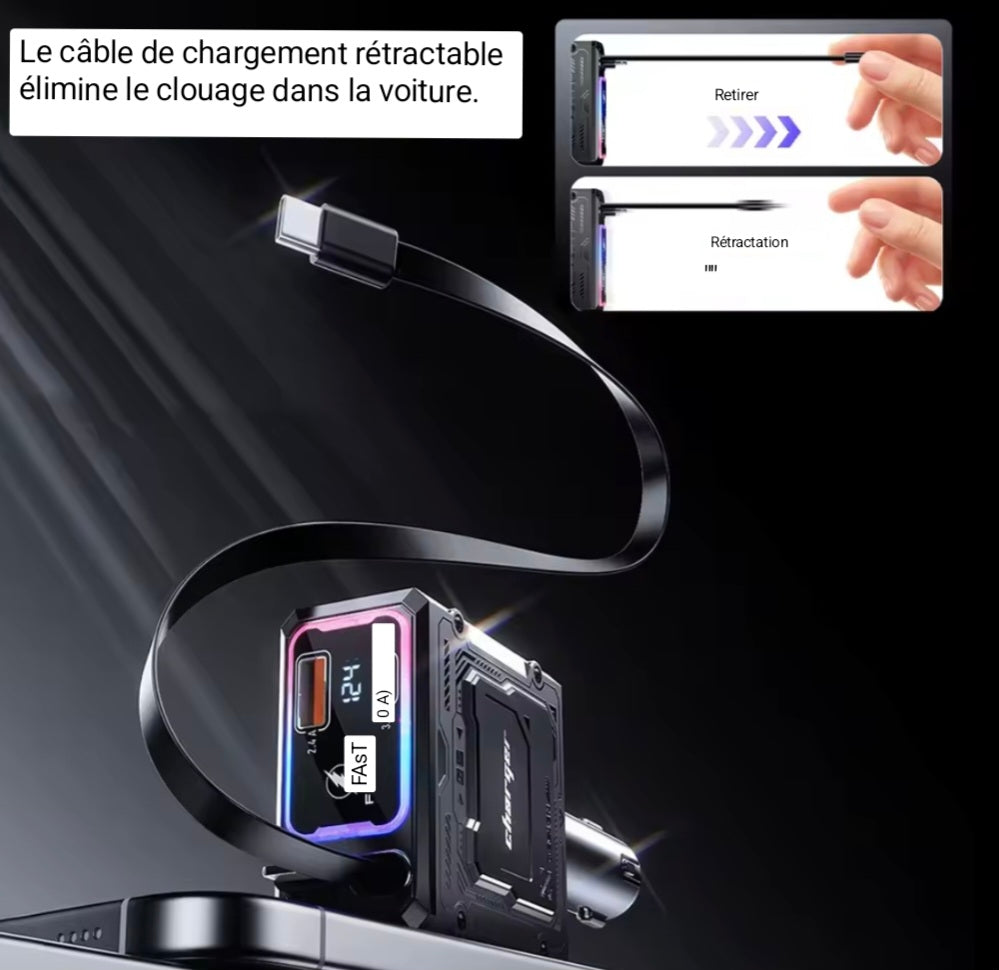 Chargeur Téléphone Voiture